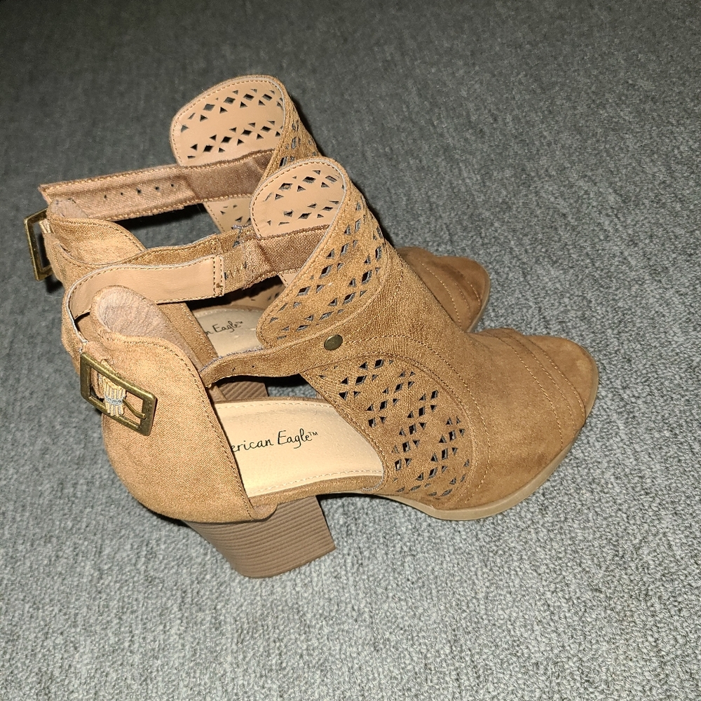 American eagle open toe heels.